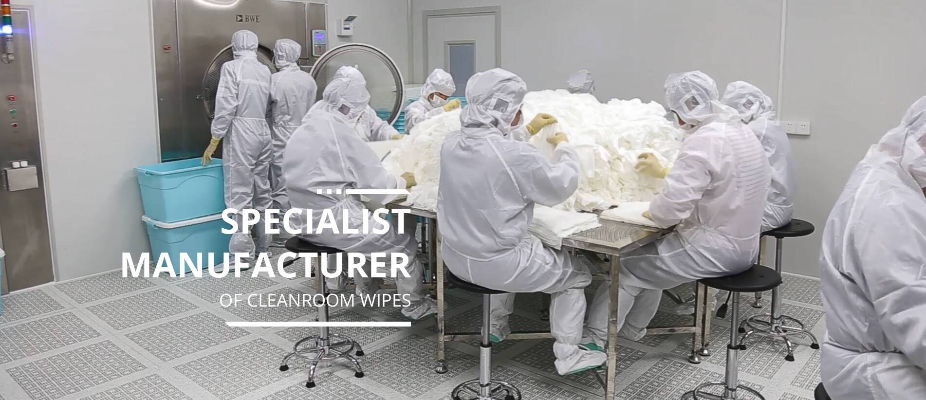 Cleanroom wipes